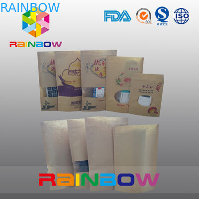 Het Document van de douanedruk Snackzak Verpakking, de Snack Doupack van de Voedselrang met Ritssluiting