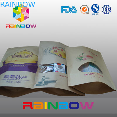 Het Document van de douanedruk Snackzak Verpakking, de Snack Doupack van de Voedselrang met Ritssluiting