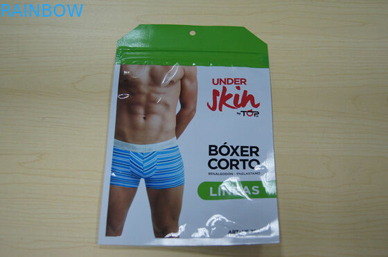 Van de het Ondergoedzak van het mannetje de Zak van de Plastic Zakkenpacakging Noni met Ritssluiting