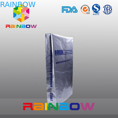 25kgs de Aluminiumfoliezak van de bodemhoekplaat voor eiwitpoeder verpakking