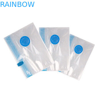 Transparante Vacuümverbindingszak voor Voedsel/Kledings/Dekbedopslag met Ritssluiting en Klep