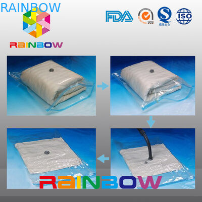 Het duidelijke Dekbed perste Zakken van de Voedsel de Vacuümverbinding/Plastic Vacuüm de Opslagzakken samen van Costom