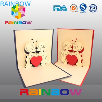 Luxurious Aangepaste Document Zakken voor de Kaart van de Huwelijksuitnodiging met Levendige Druk