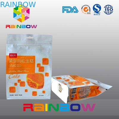 De douane drukte Acht Kant Verzegelde Snackzak Verpakking met Ritssluiting en Venster