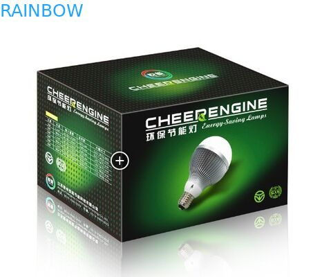 Eco - vriendschappelijk Geleid Gloeilampendocument Verpakkend Vakje met Douane Gedrukt Embleem