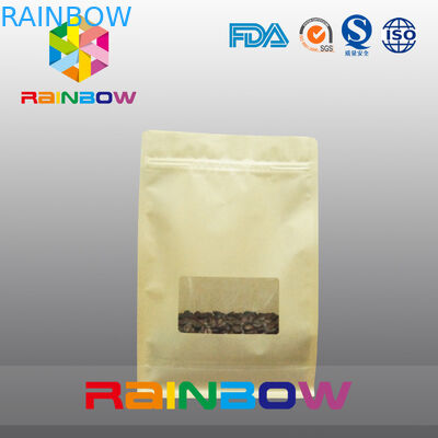 De vlakke Zakken van de Bodemhoekplaat, de Zak van de het Blokbodem van de Vierlingverbinding met Duidelijk Venster voor Koffie