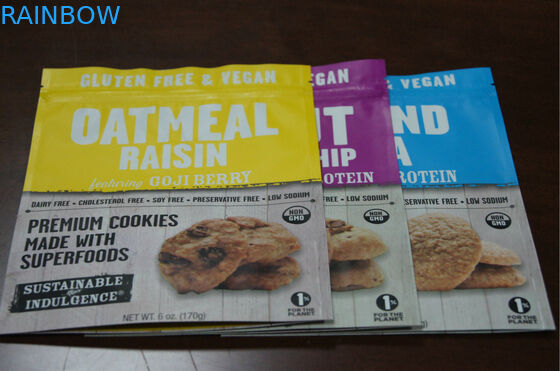 De Plastic Snack die van de voedselrang Doypack met Ritssluiting in Douaneontwerp verpakken