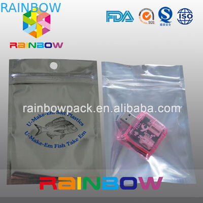 Aangepaste Druk Antistatische Gevoerde Foliezak, Elektronische Delen die Zak verpakt