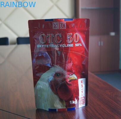 Aangepaste Gedrukte Voedsel voor huisdierenzak/Tribune op Voedsel voor huisdieren Verpakkende Zak met Ritssluiting