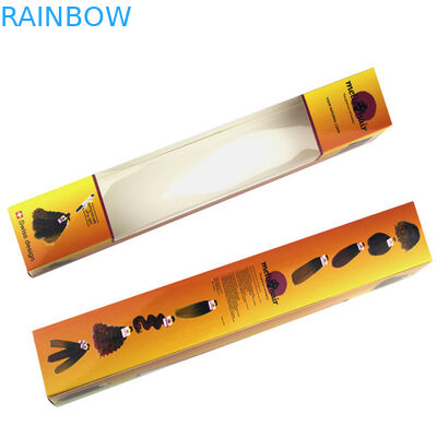 Het Document van de haaruitbreiding Vakje Verpakking met Duidelijk Venster, het Document van de Haaruitbreiding Vakje