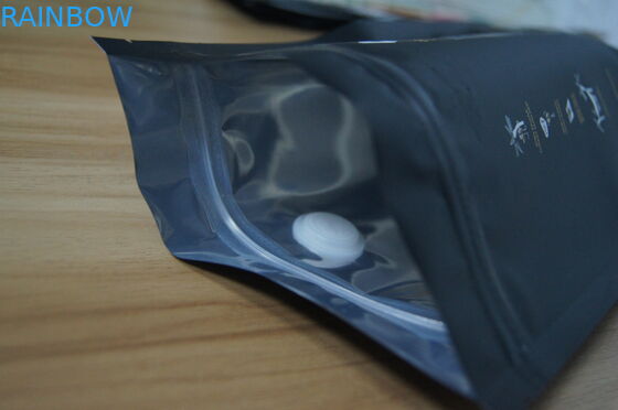 Duidelijke Tribune op de Boon Verpakkende Zakken van de Aluminiumfoliekoffie met het Ontgassen van Klep