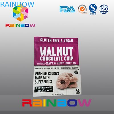 Van de Plastic Zak Verpakkende Koekjes van de steen Zachte Oppervlakte de Ritssluitingszakken van Doypack