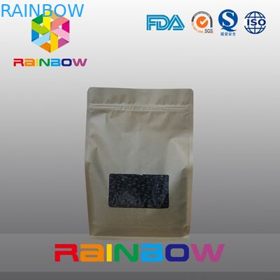 Kraftpapier-document 8 de zijzak van de verbindingskoffie, de zakken van de bodemhoekplaat roosterde koffieboon verpakking