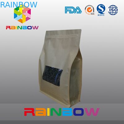 Kraftpapier-document 8 de zijzak van de verbindingskoffie, de zakken van de bodemhoekplaat roosterde koffieboon verpakking