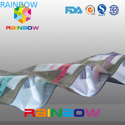 Plastic de hoekplaatzakken van de ritssluitingsbodem voor suiker/suikergoed/kruid verpakking