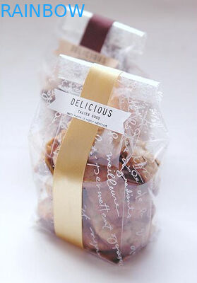 Aangepaste het ontwerp glanzende plastic zakken die van de voedselrang koekjeszakken verpakken