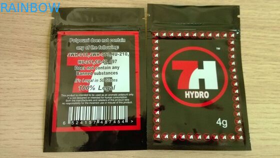 Eerlijke Wettelijke Plastic Zakken die voor 7H Kush/Hydro Kruidenwierook verpakken Verpakkende Zak