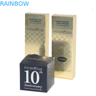 Het Document van Pinted van het douaneembleem Vakje Verpakking voor Schoonheidsmiddelen/Glanzende Schoonheidsmiddelenvakje Verpakking