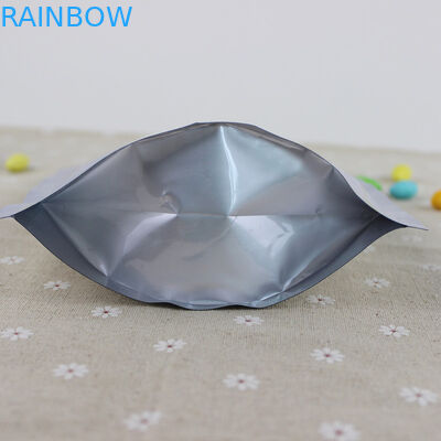 Zelf Bevindende Zilveren de Zak Plastic Zakken die van de Aluminiumfolieritssluiting voor Quinoa Zaden verpakken