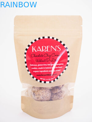 De douane drukte Resealable Folie Gevoerde Koekjes Plastic Zakken die Ritssluitingstribune op Zak verpakken