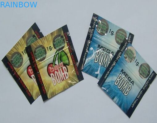 Zak van de Droom de Kruidenincens van Californië/Mylar-Chemisch de Pillensachet van het Ritssluitingsonderzoek