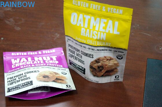 De Tribune van de voedselrang op Ritssluitingsnoot, de Opslagzak van het Snackvoedsel/Folie Gevoerde Droge Voedselzak