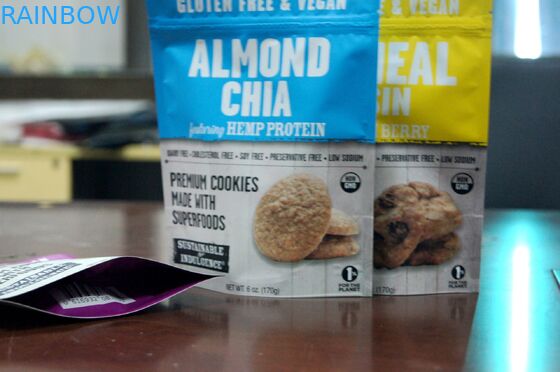 De Tribune van de voedselrang op Ritssluitingsnoot, de Opslagzak van het Snackvoedsel/Folie Gevoerde Droge Voedselzak