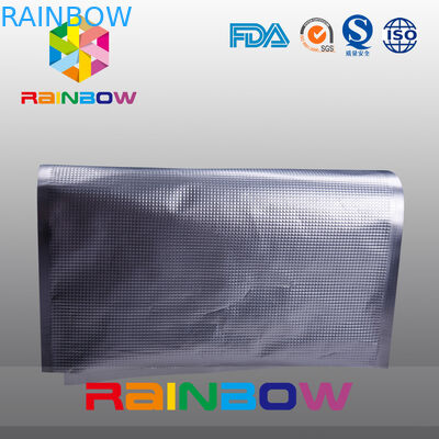 De geweven Channal-Voedsel Vacuümverbinding doet Sous Vide/de In reliëf gemaakte Zak van de Voedselspaarder Folie in zakken