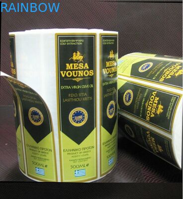 Heet het Stempelen de Flessenetiket van het Douaneontwerp van Rode Wijn/Privé Etiketsticker