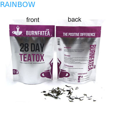 Gedrukte het Theezakje van Mylat Verpakking met Ritssluiting, Douane Reclosable Thee die Doy-Pak verpakken