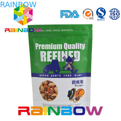 Aangepaste Gedrukte Doy-de Zak Verpakkende Ritssluiting van Paknoten en Scheurinkeping