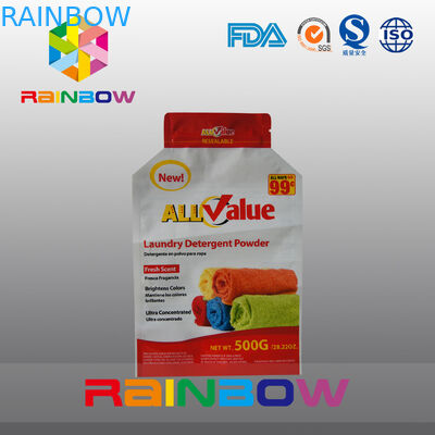 Aangepaste Druk Plastic Verpakkende Zak voor 500g Wasmiddelpoeder/Waspoeder