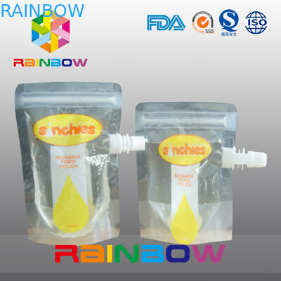 Tribune op Vloeibare Sapzak, de druk van de de zakkengravure van de ritssluitingendrank