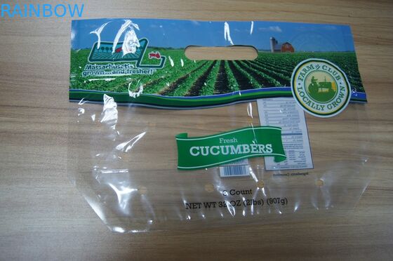 De Transparante van de de Opslagritssluiting van de het Verse Fruitgroente van de voedselrang Plastic Verpakkende Zak
