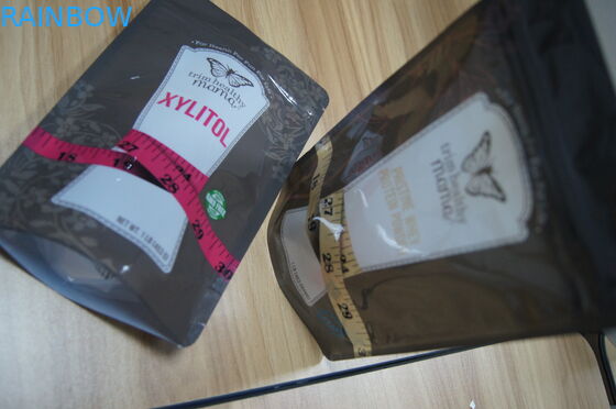 Tribune op de Plastic Eiwitpoeder/Suiker/Zoetmiddelritssluiting van de Douane Verpakkende Zak