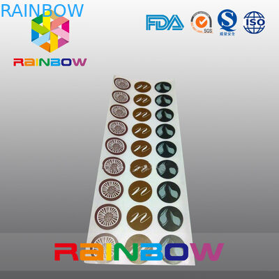 De douane om Document krimpt Koker Verpakking, Zelfklevende Stickeretiketten voor Geactiveerde Noten