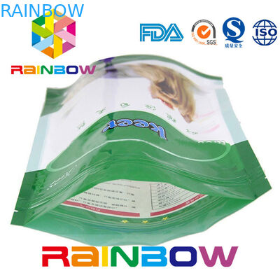 De folietribune op Voedsel voor huisdierenzak met Ritssluiting, 500g Plastic Hond behandelt Verpakkende Zak