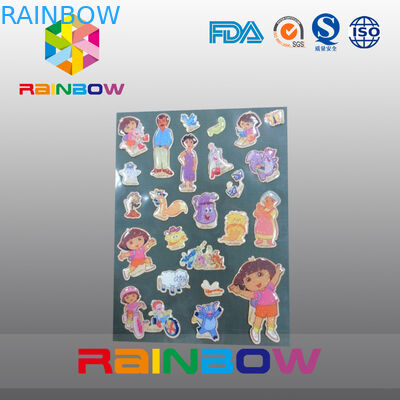 Het kleurrijke Levendige Onregelmatige Economische Rekupereerbare Douanedocument etiketteert Fles/Plastic Zak