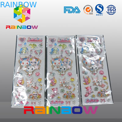 Het kleurrijke Levendige Onregelmatige Economische Rekupereerbare Douanedocument etiketteert Fles/Plastic Zak