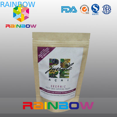 Gedrukte Aangepaste Document het Voedsel van Doypack van de Zakkenritssluiting Verpakkingszak