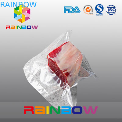 Geweven voedingsvacuümbesparende rol, geprinte vacuümverzegelingszak, volle mesh vacuümzakken