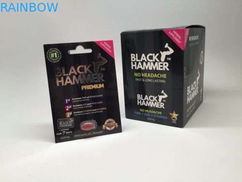 Rood Mamba-Document Vakje voor Mannelijke de Pillen/de Kaart Verpakking van de Geslachtsverhoging