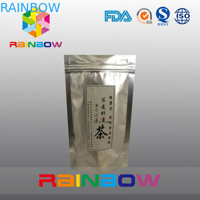 Lichtdichte Tribune op de Zak van de Ritssluitingsaluminiumfolie voor Thee/Koffiebonen/Droog Voedsel