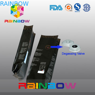 Aangepaste de Koffiezak van de Ontwerpaluminiumfolie/de Zijzak van de Hoekplaat5lb Koffie met Klep