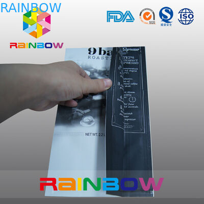 Aangepaste de Koffiezak van de Ontwerpaluminiumfolie/de Zijzak van de Hoekplaat5lb Koffie met Klep