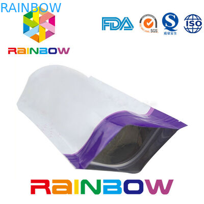 De glanzende Tribune vult omhoog de Verpakkende Zak van het de Ritssluitingspoeder van de Aluminiumfoliezak aan