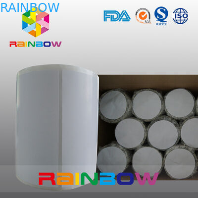 Geen Druk Witte/Lege Document Broodjes Duidelijke Rechthoek krimpt de Douanegrootte van Kokeretiketten