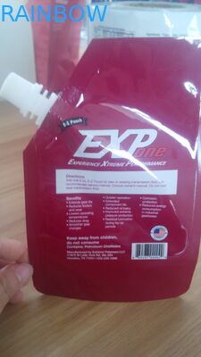 Spuit de Standaard Rode Vloeistof van FDA Plastic Zak verpakken/de Flexibele Tribune die omhoog zak