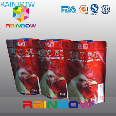 Tribune op Voedsel voor huisdierenzak met Ritssluiting/Plastic het Voedselzak van Tukey van de Voedselrang Dierlijke