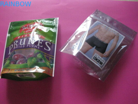 Plastic Tribune op van het de Drukkledingstuk van de Ritssluitingsdouane de Verpakkende Zak voor Underware